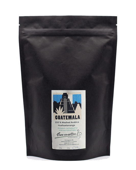 Flamencoffee Guatemala – Kaffeetüte, freigestellt