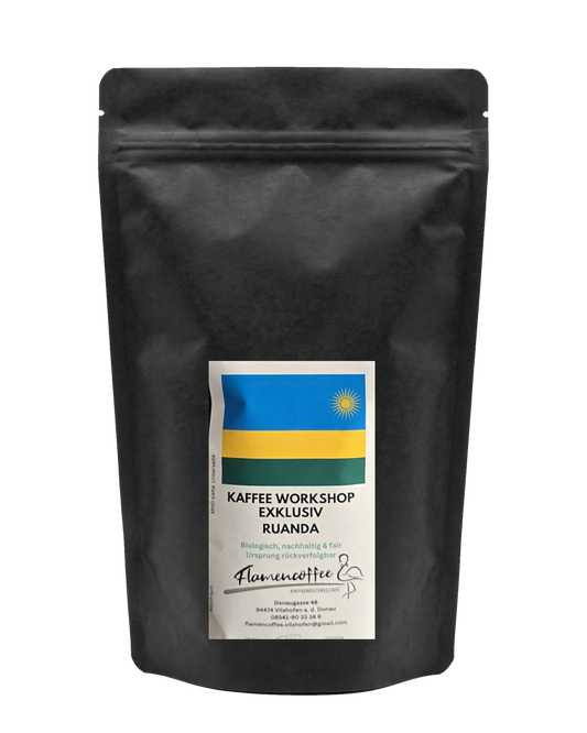 Flamencoffee Ruanda – Kaffeetüte, freigestellt